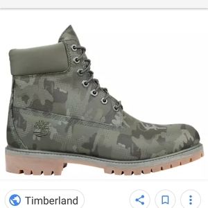 Men's 6in premium camouflage Timberland boot